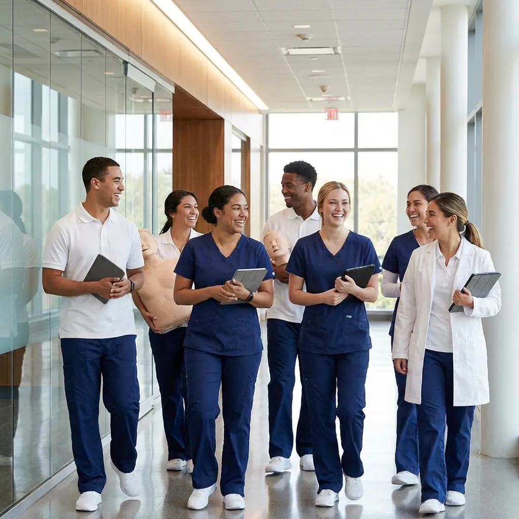 Estudiantes de CorpoEducar en prácticas