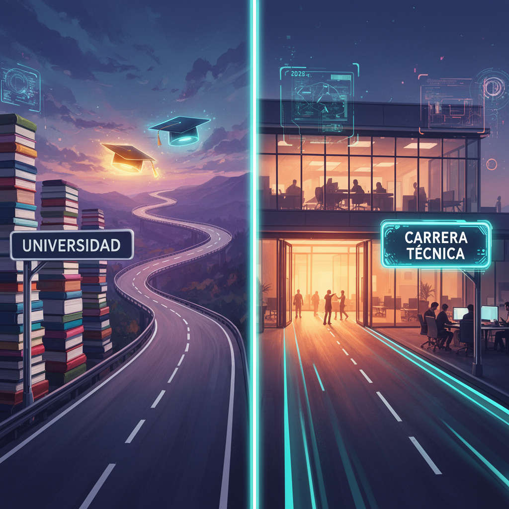 ¿Universidad o Carrera Técnica? Cuál es la mejor opción para tu futuro en 2026